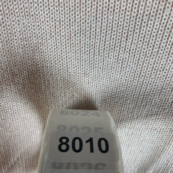 Jennifer Lopez Layered Sweater‎ Women's Medium Pink Cotton Round Neck Knit 8010 - Picture 7 of 7